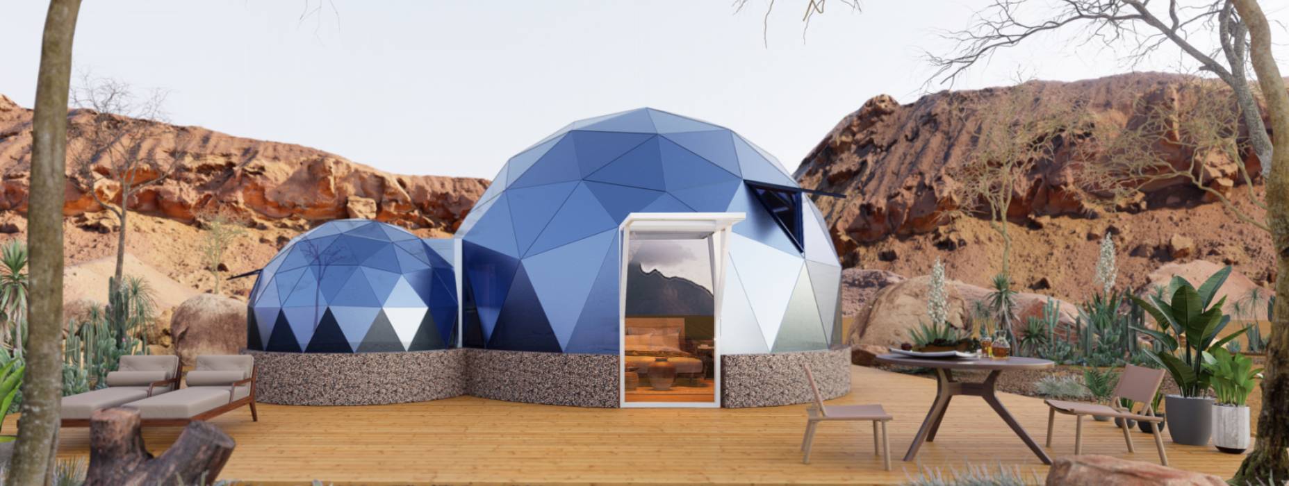 昭平县球形智能光伏玻璃星空房